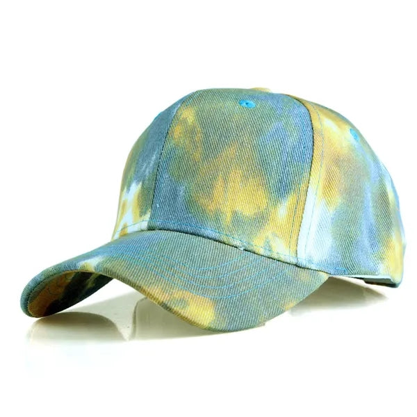 6 Panel Adjustable Tie-Dye Camouflage Baseball Cap