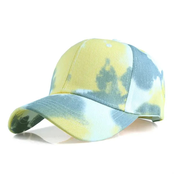 6 Panel Adjustable Tie-Dye Camouflage Baseball Cap