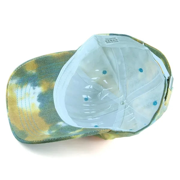 6 Panel Adjustable Tie-Dye Camouflage Baseball Cap