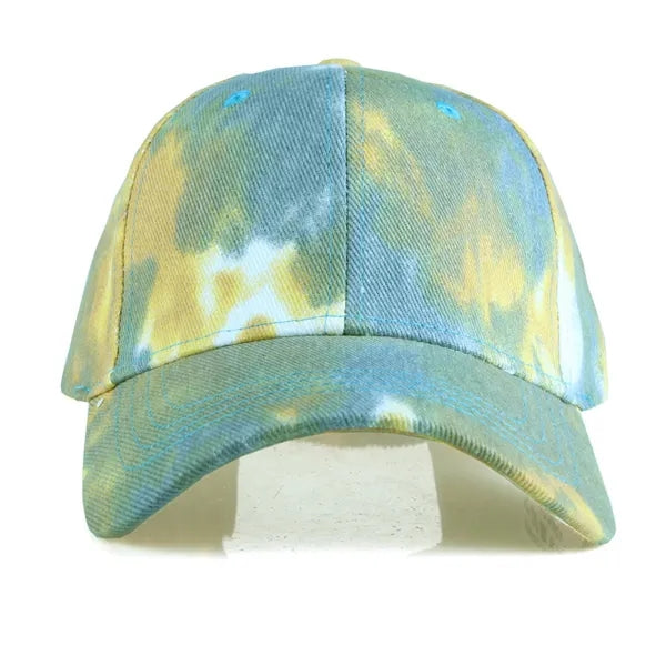 6 Panel Adjustable Tie-Dye Camouflage Baseball Cap
