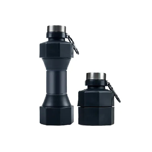 Portable 22 oz Silicone Foldable Water Bottle
