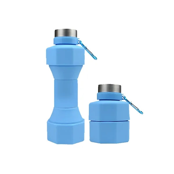 Portable 22 oz Silicone Foldable Water Bottle