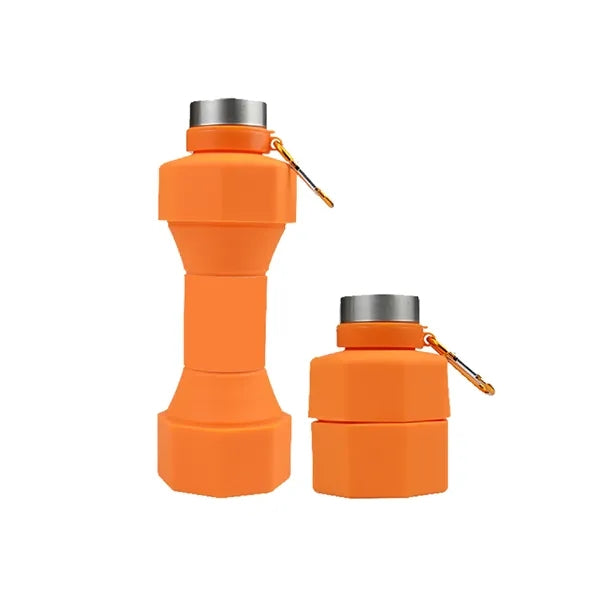 Portable 22 oz Silicone Foldable Water Bottle
