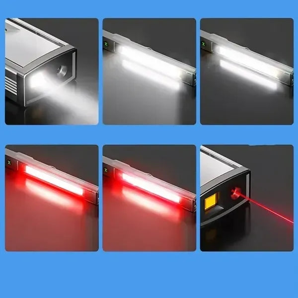 Multifunctional laser pointer flashlight