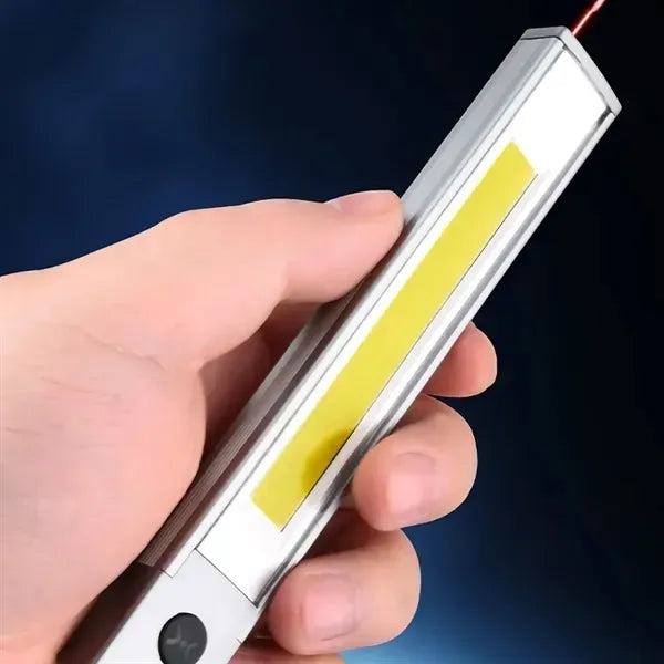 Multifunctional laser pointer flashlight