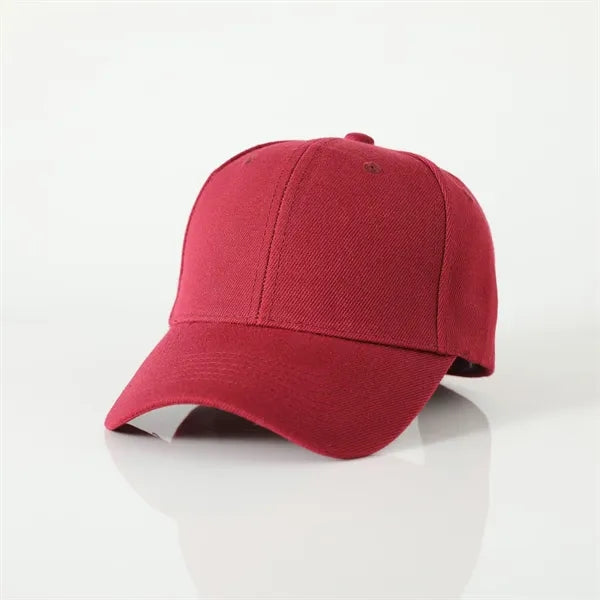6 panel Acrylic twill baseball cap