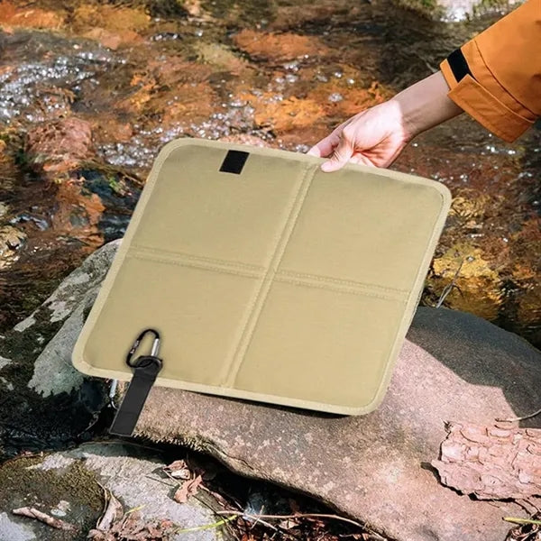 Sitting pad for backpacking