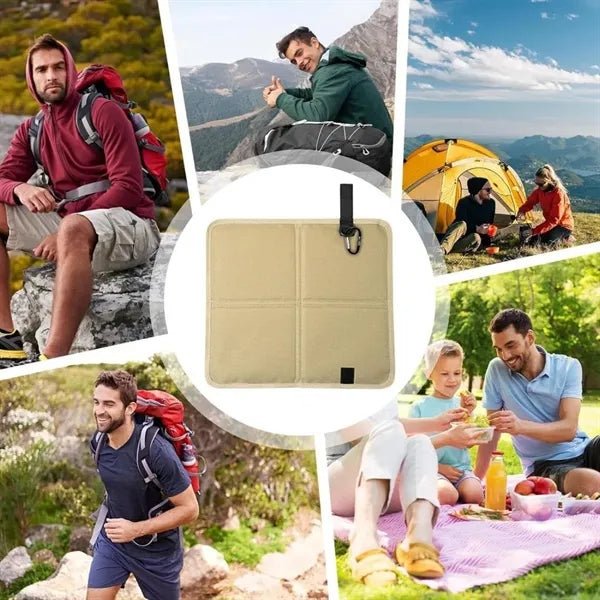 Sitting pad for backpacking