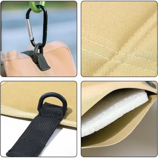 Sitting pad for backpacking
