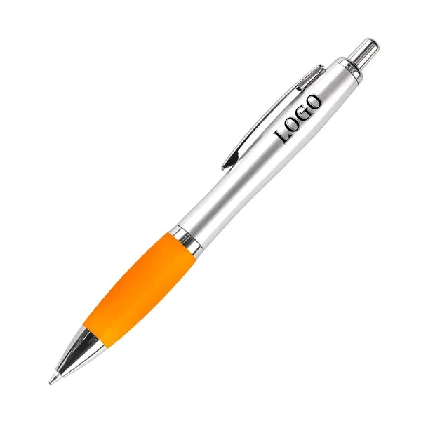 Retractable Plastic Ballpoint Pen