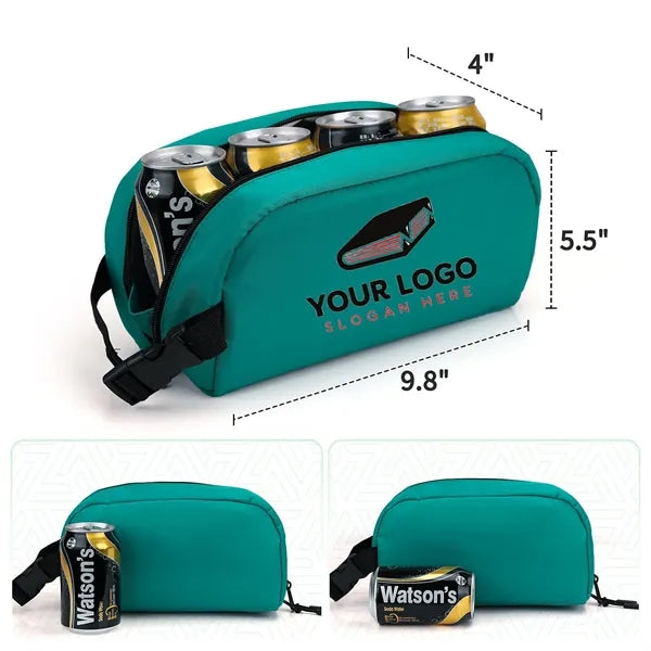Small Cooler Freezable Lunch Bag for Work School Travel