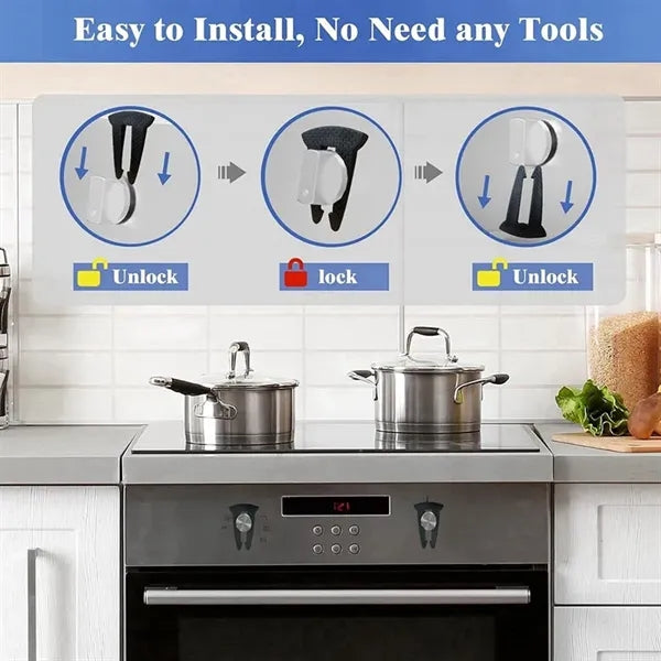 Silicone Stove Knob Safety Lock Clip