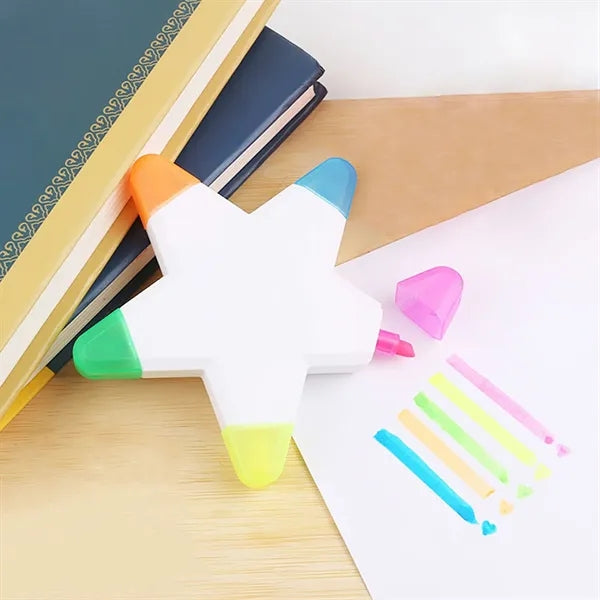 Star Shape 5-Color Highlighter