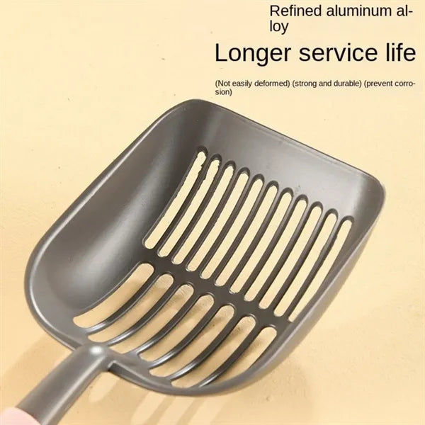 Aluminum Cat Litter Scoop Deep Sifter Long Handle