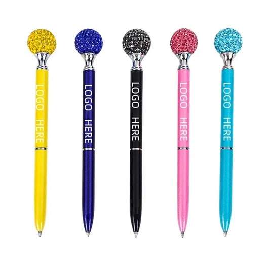 Crystal Ball Metal Pen