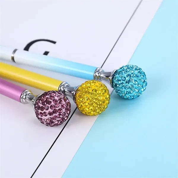 Crystal Ball Metal Pen