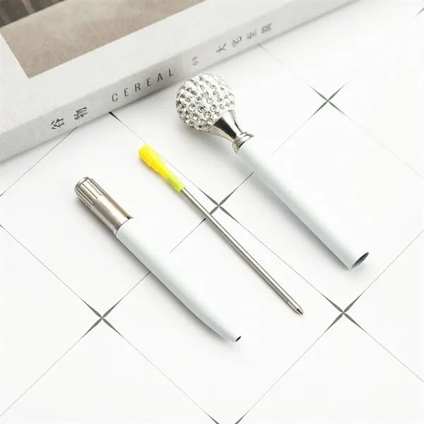Crystal Ball Metal Pen