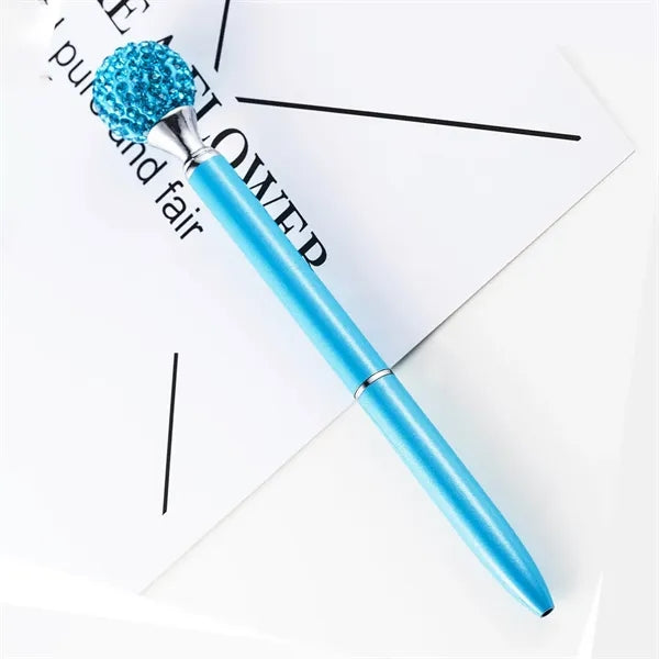 Crystal Ball Metal Pen