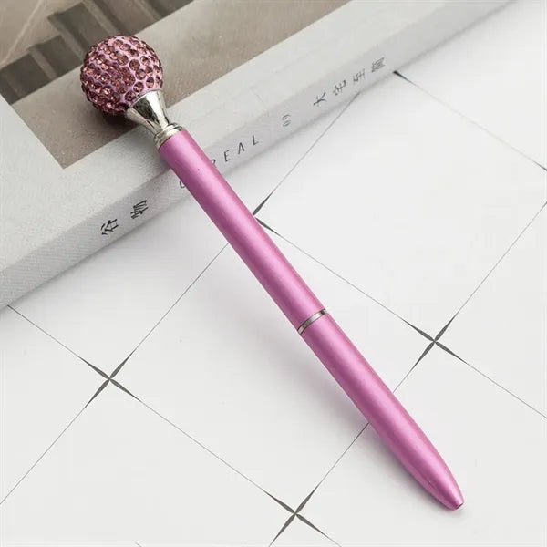 Crystal Ball Metal Pen