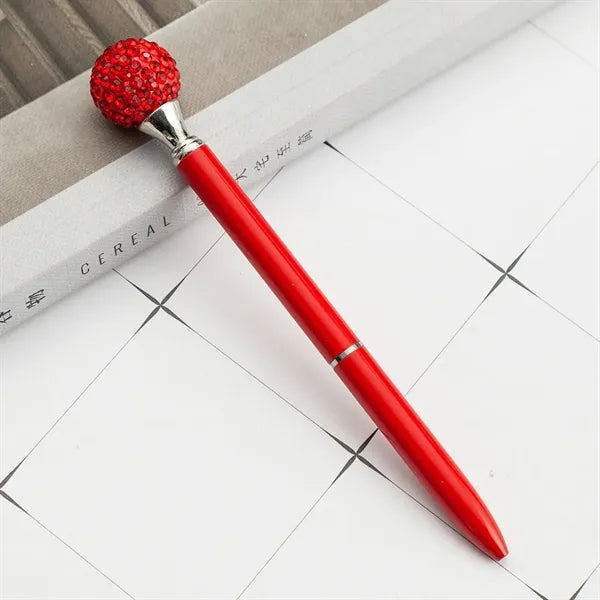 Crystal Ball Metal Pen