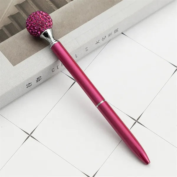 Crystal Ball Metal Pen