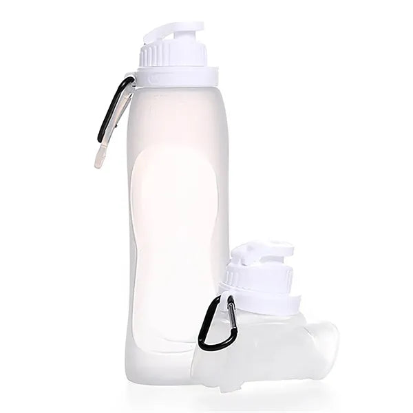 17 Oz Collapsible Water Bottle With Clip