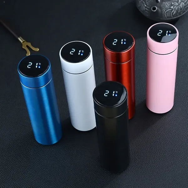 Smart Insulated Water Coffee Tea Infuser Bottle LED Display