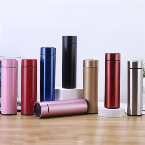 Smart Insulated Water Coffee Tea Infuser Bottle LED Display