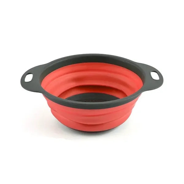Collapsible and foldable draining basket