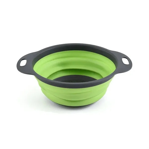 Collapsible and foldable draining basket