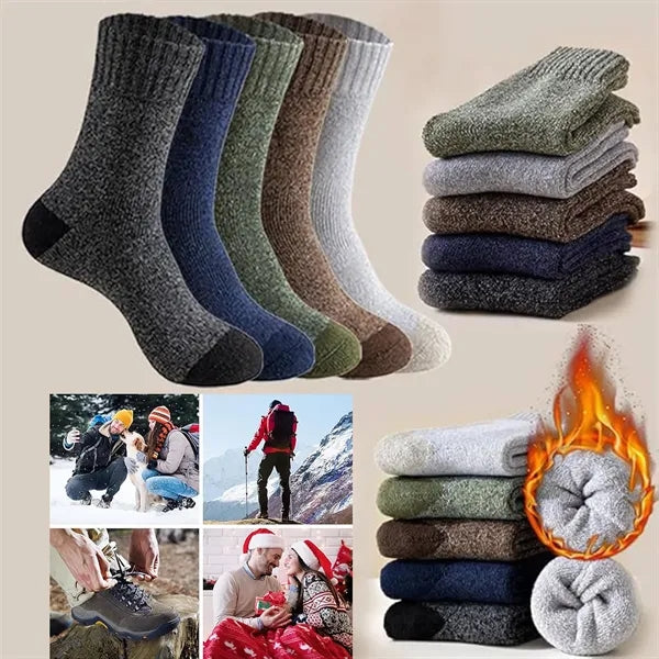 Men's Winter Thickened Thermal Fleece Socks