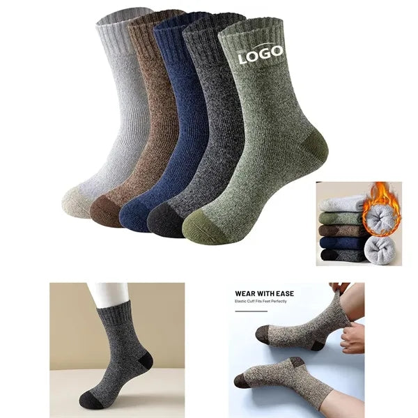 Men's Winter Thickened Thermal Fleece Socks
