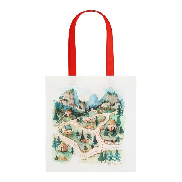 Sublimated Non-Woven Tote Bag (14" X 13-1/4") Double-Sided P