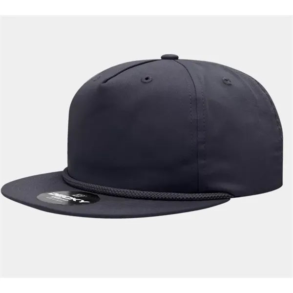 5 Panel High Profile Relaxed Cotton Blend Rope Hat