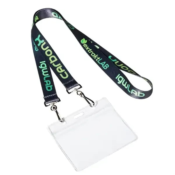 Dye Sublimated Lanyard With One/Two Pockets Card Holder