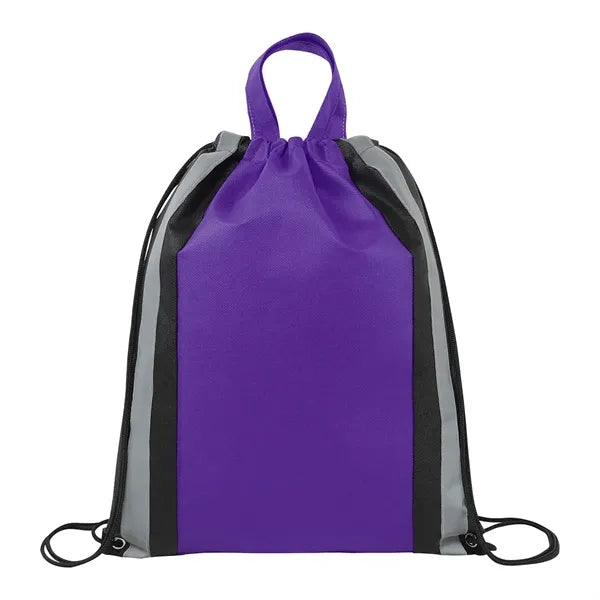 Small Reflective Drawstring Bag