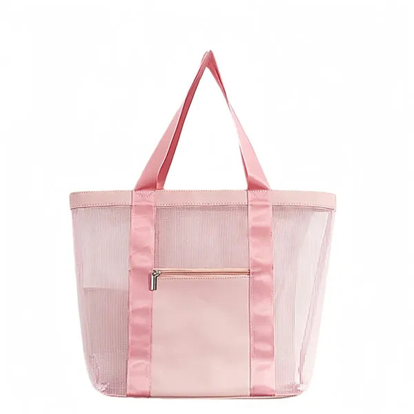 Women Mesh Beach Storage Bag