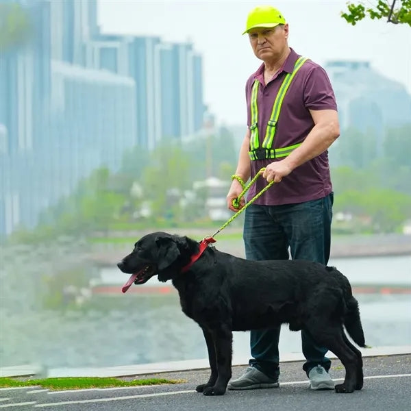 Adjustable Reflective Vest for Running and Cycling