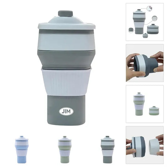 10 oz Collapsible Silicone Coffee Cup