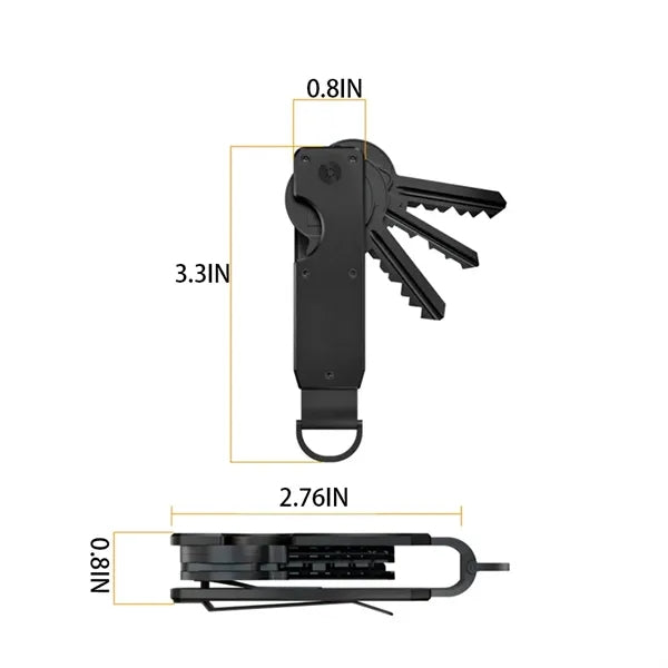 Portable Aluminum Key Organizer