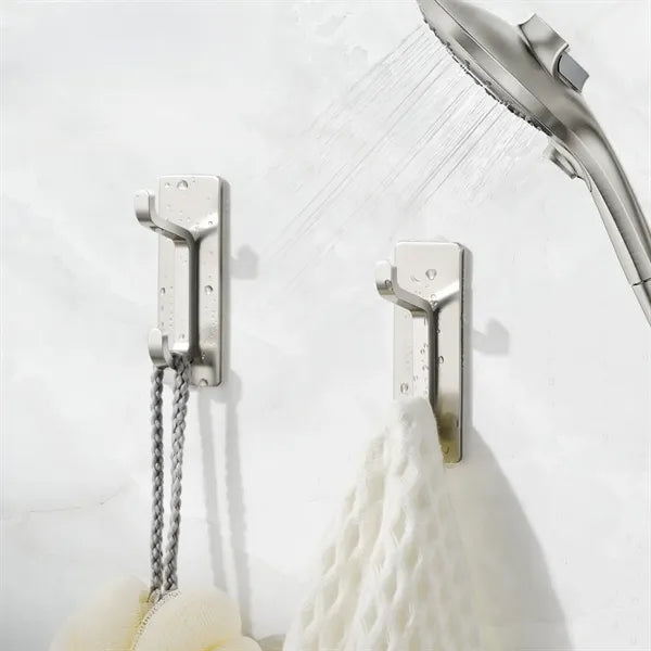 Strong Adhesive Double Wall Hooks for Coats Towels