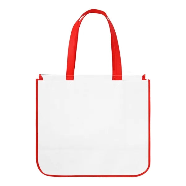 Extra Large Laminated Curved Bottom Tote Bag