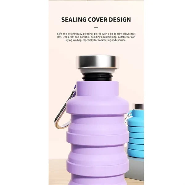 17 oz Collapsible Silicone Water Cup