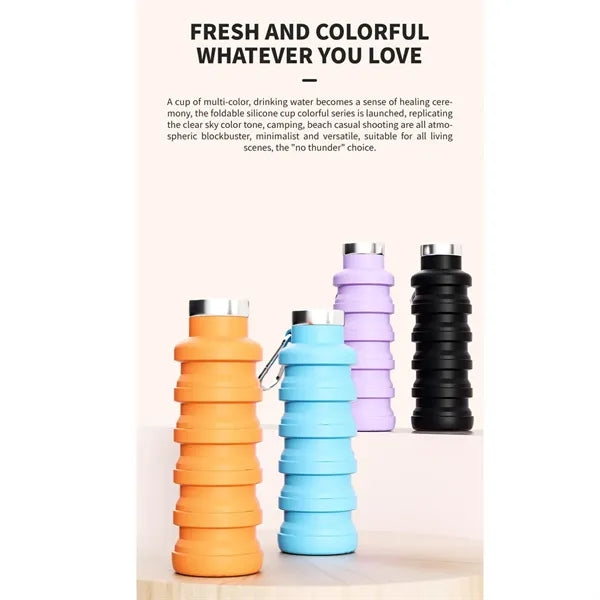17 oz Collapsible Silicone Water Cup