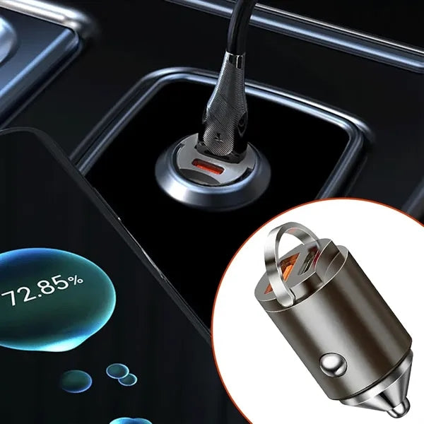240W Super Fast USB Car Charger with Multiple Ports