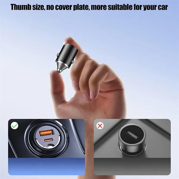240W Super Fast USB Car Charger with Multiple Ports