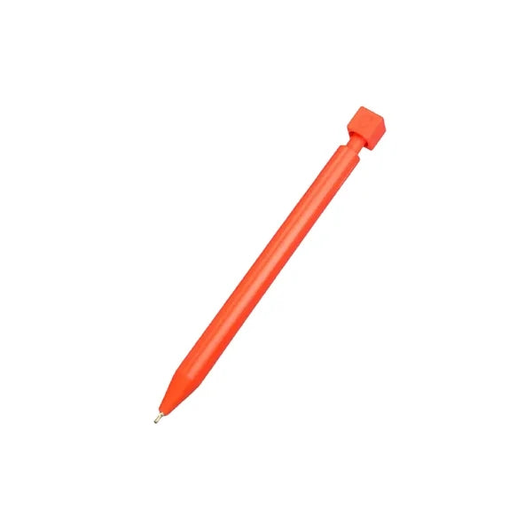 Rotating Fidget Ballpoint Pen with ABCD Cube Top Design