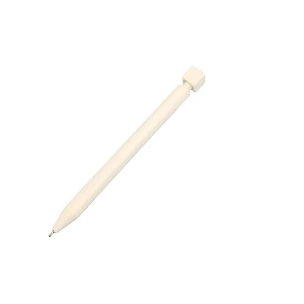 Rotating Fidget Ballpoint Pen with ABCD Cube Top Design