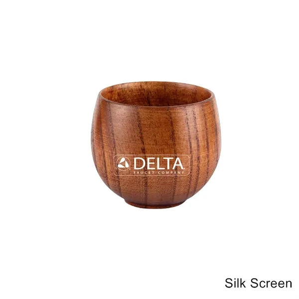 2 to 12 oz Wood Grain Resin Mug Handled Coffee & Tea Cup