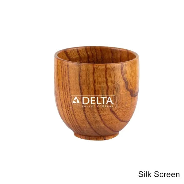 2 to 12 oz Wood Grain Resin Mug Handled Coffee & Tea Cup